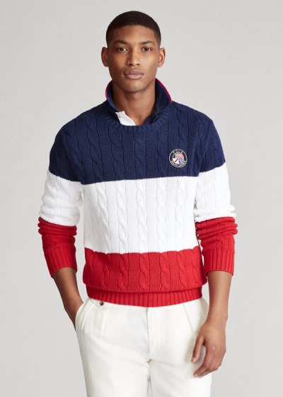 Men's Polo Ralph Lauren Polo Cookie Cotton Sweater | 849250PAG